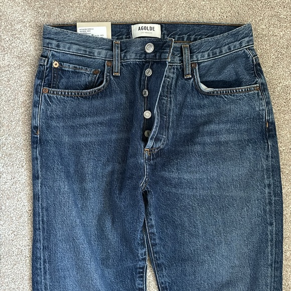 NWT Agolde Austin Mid Rise Tapered Slim - Picture 3 of 9